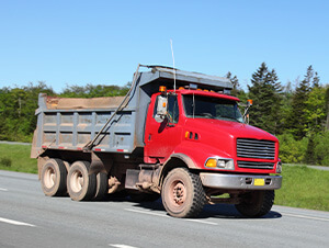 Image of a Class B dump truck